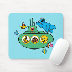 Cookie Monster and Sesame Pals Submarine Mouse Mat