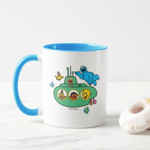 Cookie Monster and Sesame Pals Submarine Mug