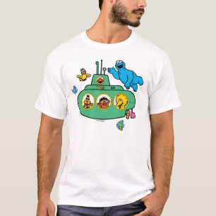 Cookie Monster and Sesame Pals Submarine T-Shirt