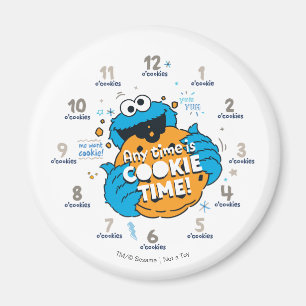 Cookie Monster Any Time is Cookie Time Magnet