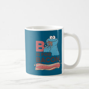 Cookie Monster B Is For Bacon Coffee Mug