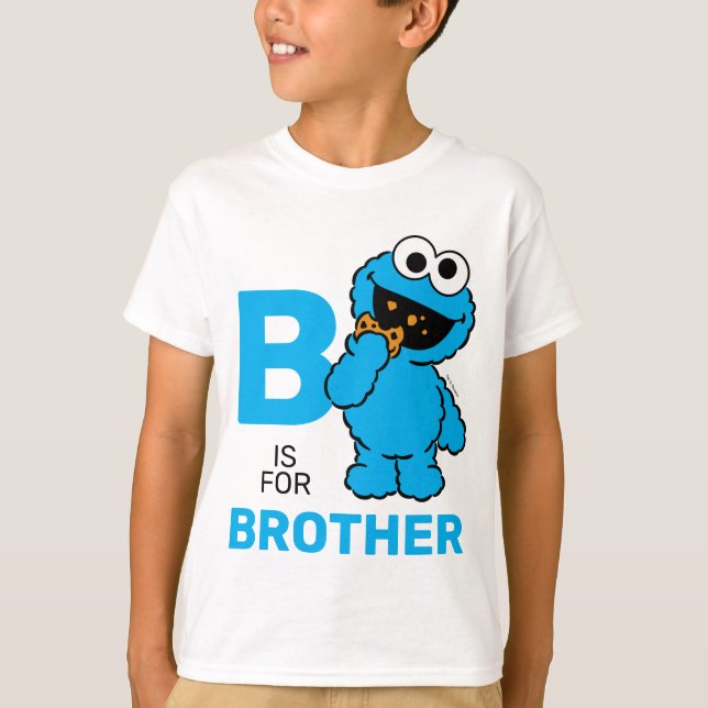 Cookie Monster | B is for Brother T-Shirt (Front)