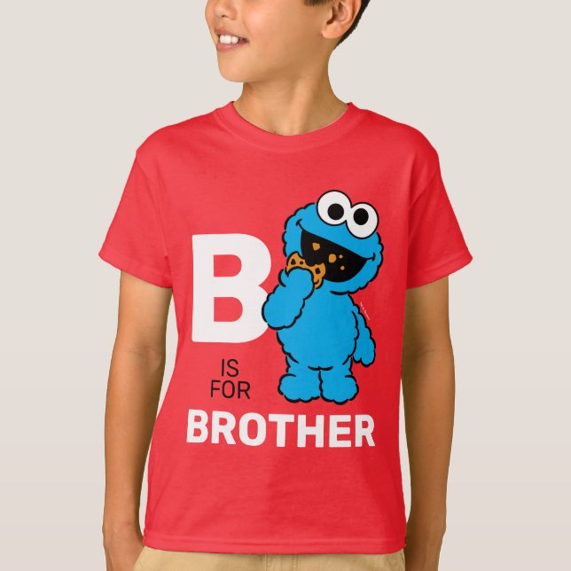 Cookie Monster | B is for Brother T-Shirt (Front)