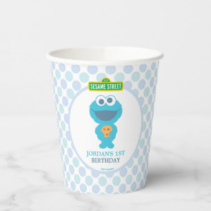 Cookie Monster   Baby's First Birthday Paper Cups