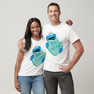 Cookie Monster "Be Mine" Valentine's Heart Candy T-Shirt