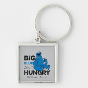 Cookie Monster Big Blue & Hungry Key Ring