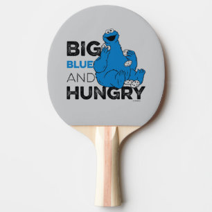 Cookie Monster Big Blue & Hungry Ping Pong Paddle