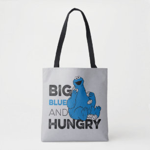 Cookie Monster Big Blue & Hungry Tote Bag