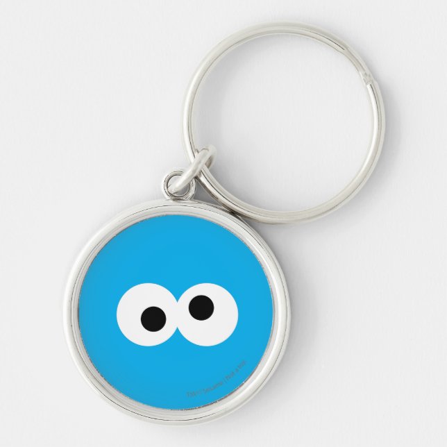 Cookie Monster Big Face Key Ring (Front)
