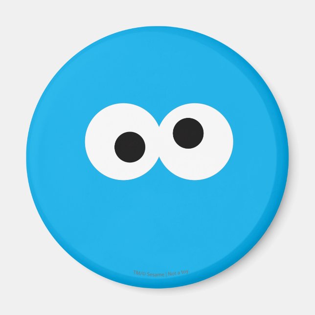 Cookie Monster Big Face Magnet (Front)