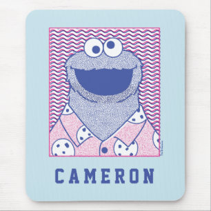 Cookie Monster   Button Down Cookie Shirt Mouse Mat
