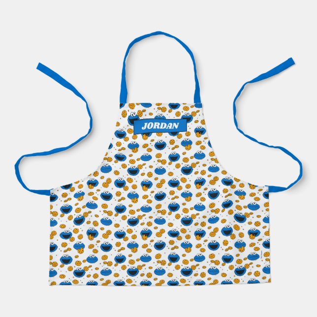 Cookie Monster | C is for Cookie Pattern Apron (Front)