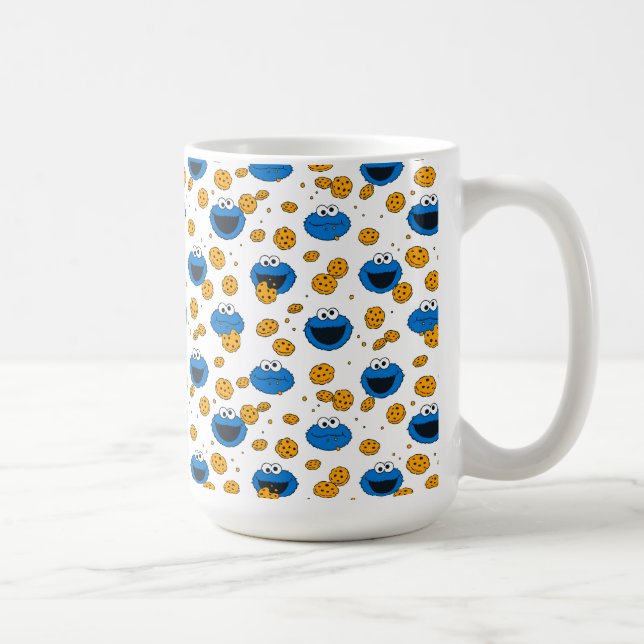 Cookie Monster | C is for Cookie Pattern Coffee Mug (Right)