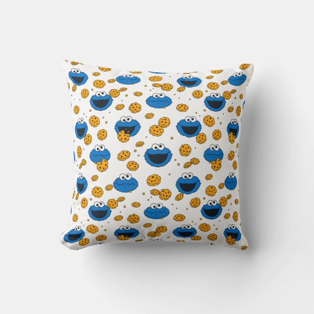 Cookie Monster | C is for Cookie Pattern Cushion (Front)