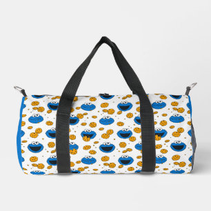 Cookie Monster C is for Cookie Pattern Duffle Bag