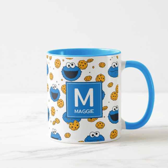 Cookie Monster | C is for Cookie Pattern Mug (Right)