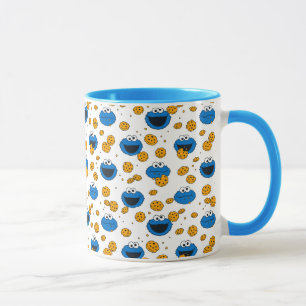 Cookie Monster C is for Cookie Pattern Mug
