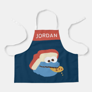 Cookie Monster Camp Cookies Add Your Name Apron