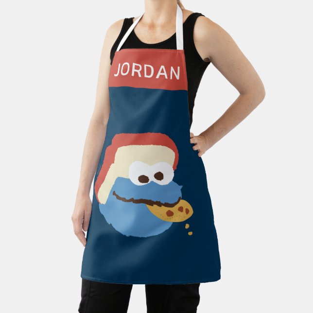 Cookie Monster Camp Cookies | Add Your Name Apron (Insitu)