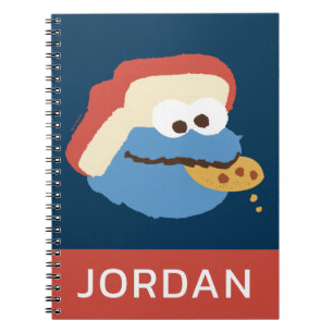 Cookie Monster Camp Cookies Add Your Name Notebook