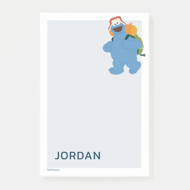 Cookie Monster Camp Cookies | Add Your Name Post-it Notes (Front)