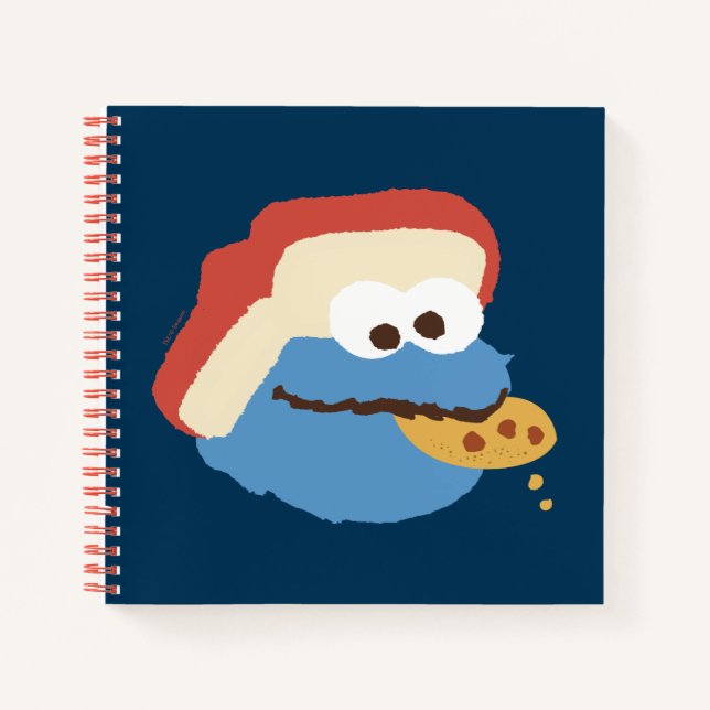 Cookie Monster Camp Cookies Notebook (Front)
