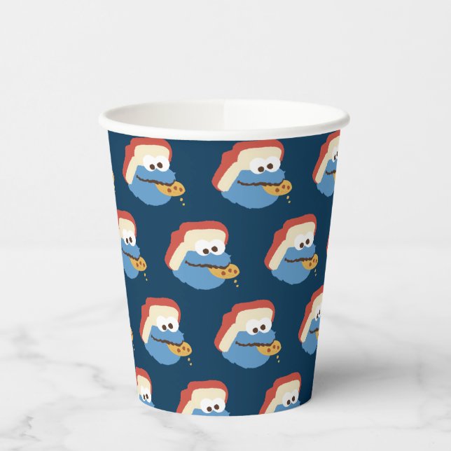 Cookie Monster Camp Cookies Paper Cups (Left)