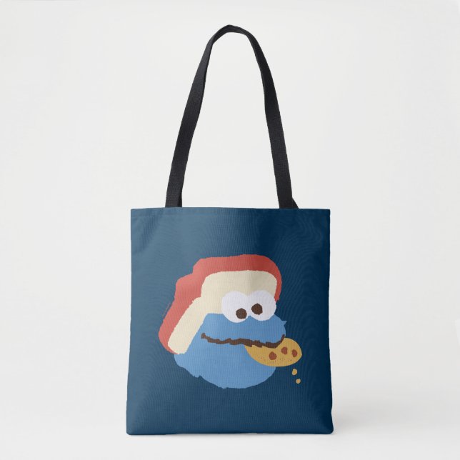 Cookie Monster Camp Cookies Tote Bag (Front)