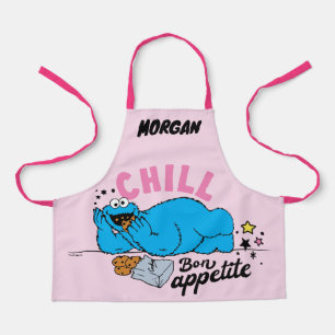 Cookie Monster Chill Bon Appetite Add Name Apron