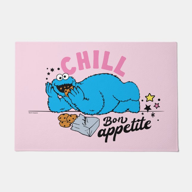 Cookie Monster | Chill Bon Appetite Doormat (Front)