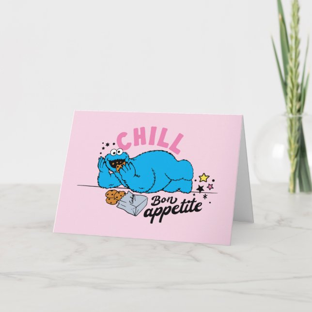 Cookie Monster | Chill Bon Appetite Holiday Card (Front)