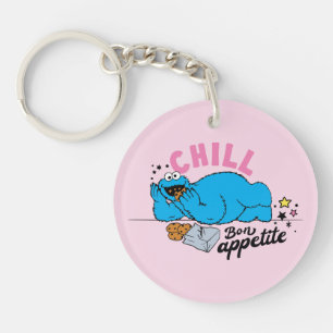 Cookie Monster Chill Bon Appetite Key Ring