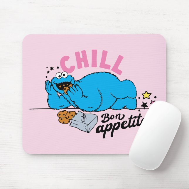 Cookie Monster | Chill Bon Appetite Mouse Mat (With Mouse)
