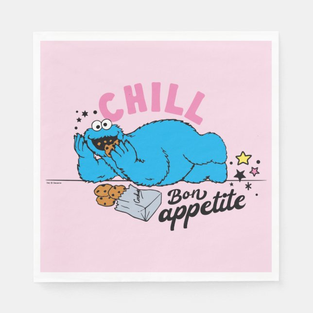 Cookie Monster | Chill Bon Appetite Napkin (Front)