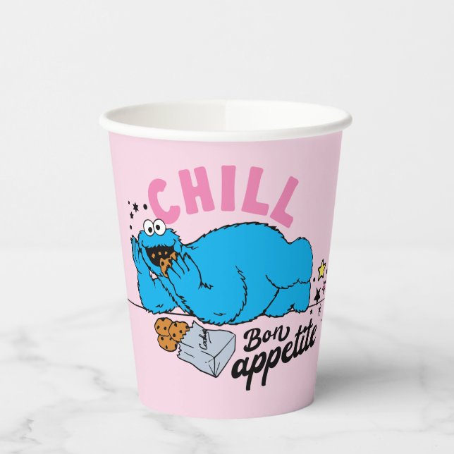 Cookie Monster | Chill Bon Appetite Paper Cups (Left)