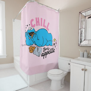 Cookie Monster Chill Bon Appetite Shower Curtain