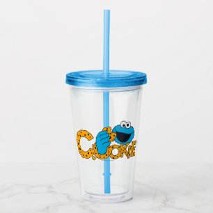 Cookie Monster Cookie! Acrylic Tumbler