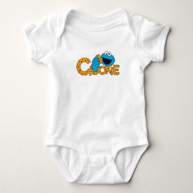 Cookie Monster | Cookie! Baby Bodysuit (Front)