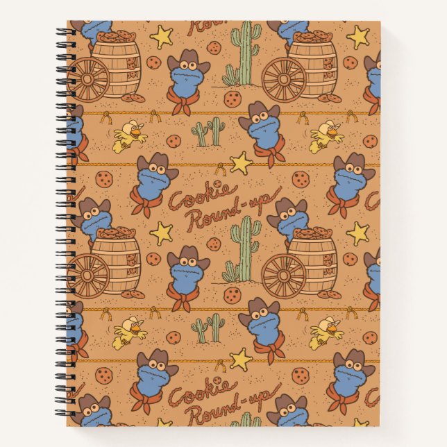 Cookie Monster | Cookie Round-Up Pattern Notebook (Front)