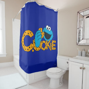 Cookie Monster Cookie! Shower Curtain