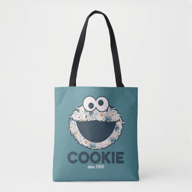 Cookie Monster | Cookie Since 1969 Tote Bag (Front)