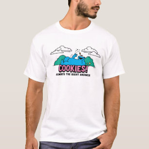 Cookie Monster Cookies Always the Right Answer T-Shirt