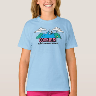 Cookie Monster Cookies Always the Right Answer T-Shirt