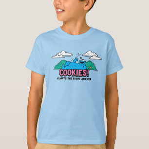 Cookie Monster Cookies Always the Right Answer T-Shirt