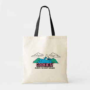 Cookie Monster   Cookies Always the Right Answer Tote Bag