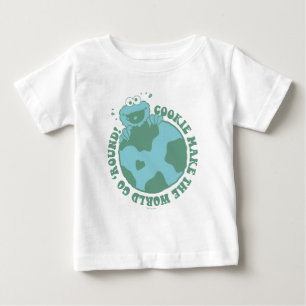 Cookie Monster   Cookies Make the World Go Round Baby T-Shirt