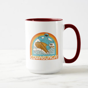 Cookie Monster Cowabunga! Mug