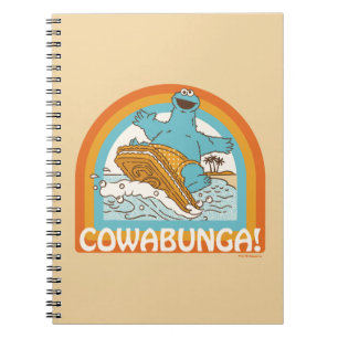 Cookie Monster Cowabunga! Notebook