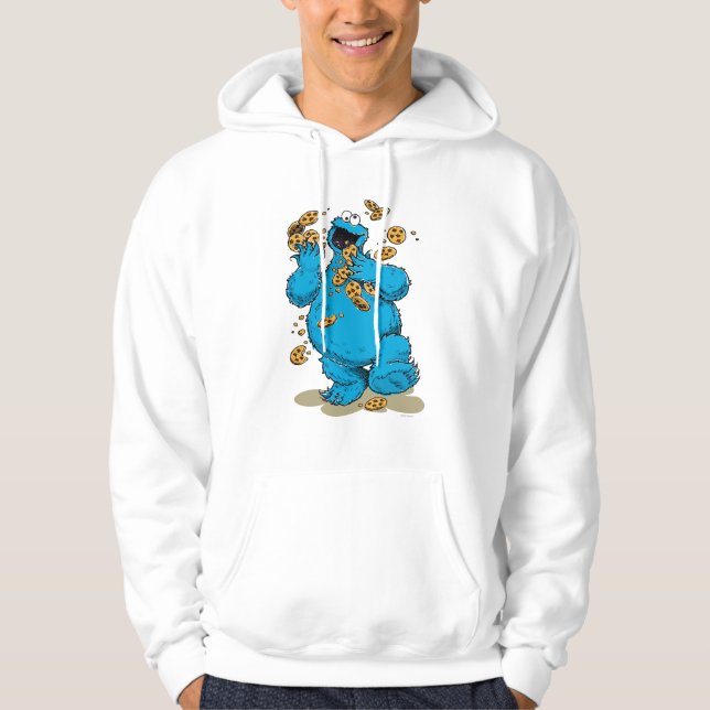 Cookie Monster Crazy Cookies Hoodie (Front)