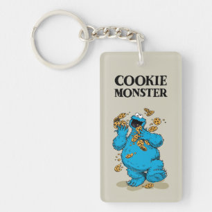 Cookie Monster Crazy Cookies Key Ring